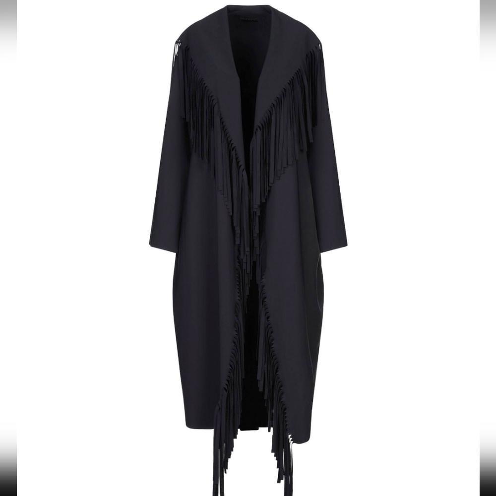 Nwt Chiara Boni Gwenda Longline Fringe Jacket Rare Size 4